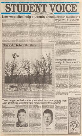 The Student Voice, November 21, 1996.