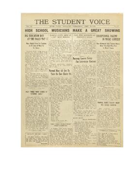 The Student Voice April 28, 1926.