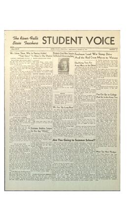 The Student Voice, March 24, 1943.