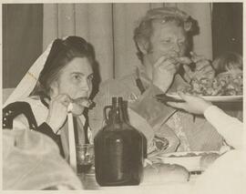 Dr. and Mrs. Swensen at Madrigal Banquet.