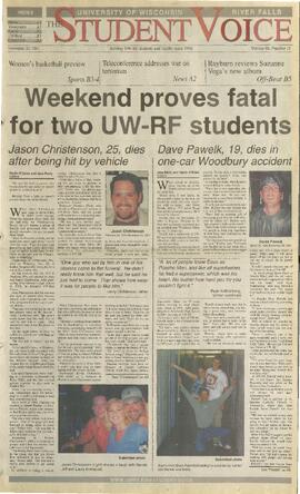 The Student Voice, November 29, 2001.