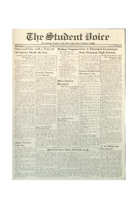 The Student Voice, May 6, 1938