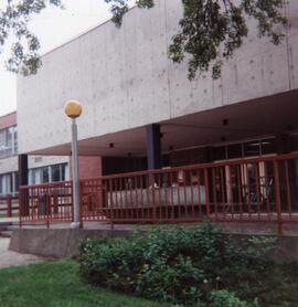 Exterior view of the library, 1995.