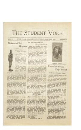 The Student Voice, March 26, 1924