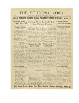 The Student Voice May 12, 1926.