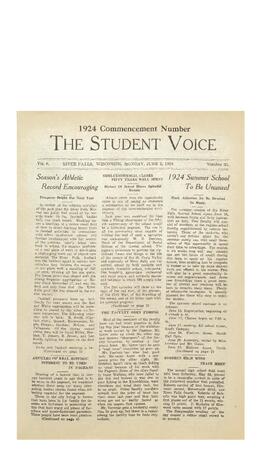 The Student Voice, June 7, 1924