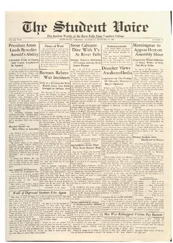 The Student Voice, November 22, 1933