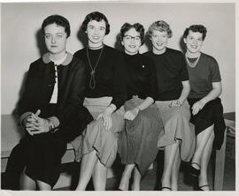 Homecoming Coronation/Court, 1954.