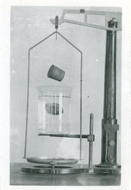 Physics equipment on a table