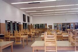 View of the old library reading room, circa 1980's.