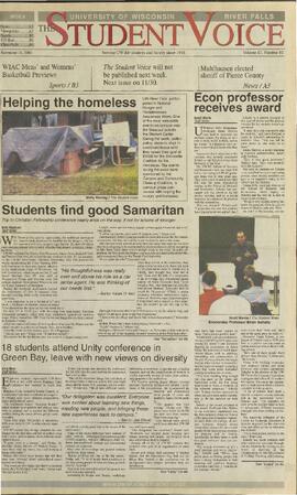 The Student Voice, November 16, 2000.