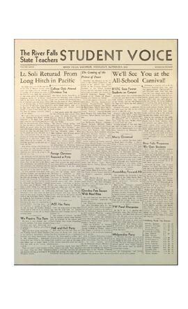 The Student Voice, December 15, 1943.