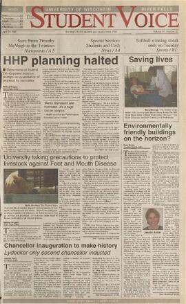 The Student Voice, April 19, 2001.