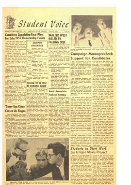 The Student Voice, September 30, 1957.