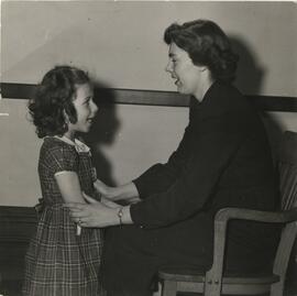 Girl with Teacher