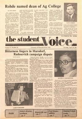 The Student Voice, April 30, 1981.