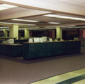 Library reference area, 1996.