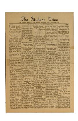 The Student Voice, November 13, 1928