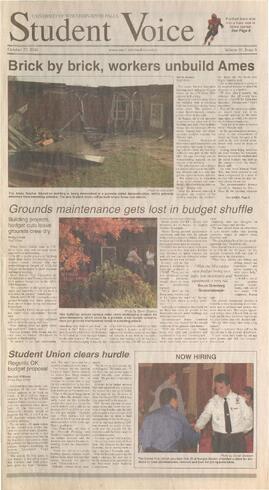 The Student Voice, October 22, 2004.