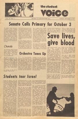 The Student Voice, September 14, 1972.