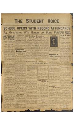 The Student Voice September 17, 1926.