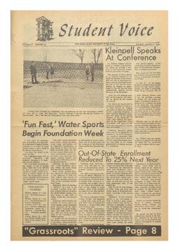 The Student Voice, March 21, 1966.