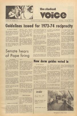 The Student Voice, January 25, 1973.