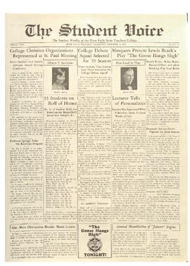 The Student Voice, December 13, 1933