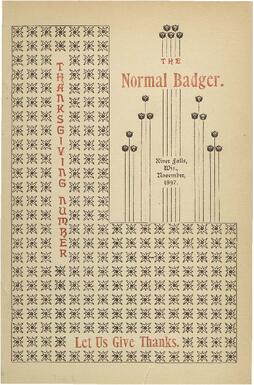 Normal Badger, November 1897