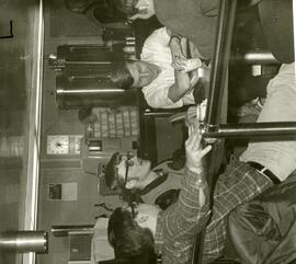 Students in the student center lounge, 1969.