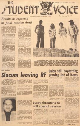 The Student Voice, January 10, 1974.