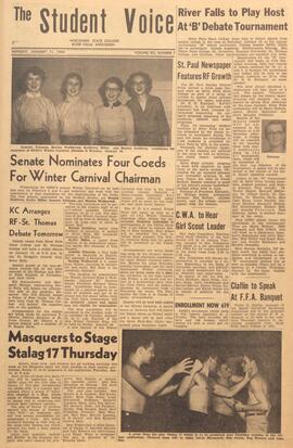 The Student Voice, January 11, 1954.