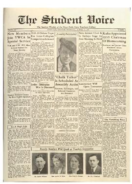 The Student Voice, October 9, 1935