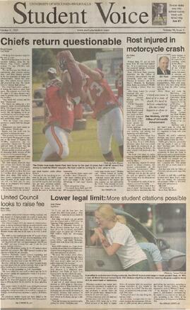 The Student Voice, October 31, 2003.