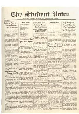 The Student Voice, November 18, 1936
