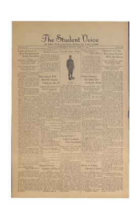 The Student Voice, April 17, 1928.