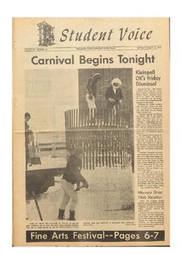 The Student Voice, January 31, 1966.