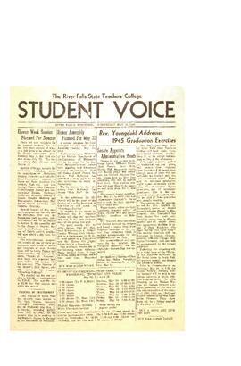 The Student Voice, May 16, 1945.