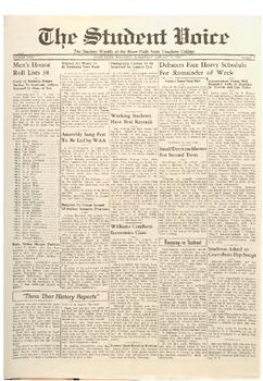 The Student Voice, January 18, 1939.