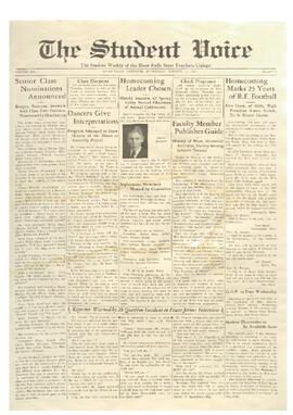 The Student Voice, October 3, 1934