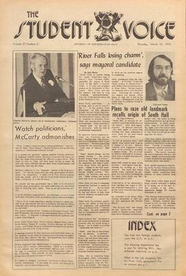 The Student Voice, March 15, 1973.