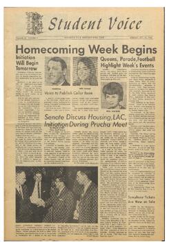 The Student Voice, October 11, 1965.