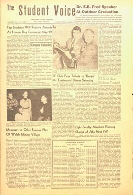 The Student Voice, May 19, 1952