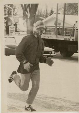 Runner in Winter, 1976.