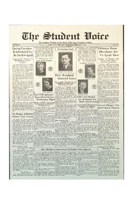 The Student Voice, February 12, 1936