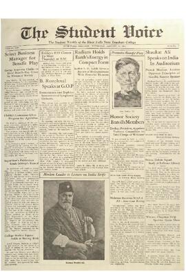 The Student Voice, January 18, 1933