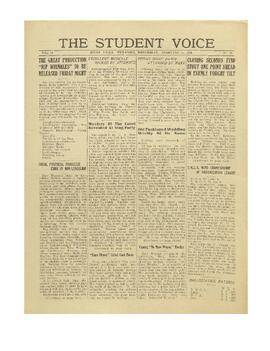 The Student Voice February 10, 1926.