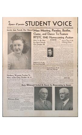 The Student Voice, October 11, 1940.