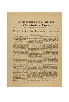 The Student Voice May  12, 1922.