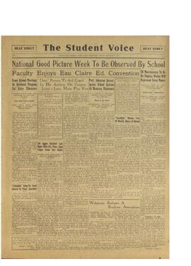 The Student Voice October 15, 1926.